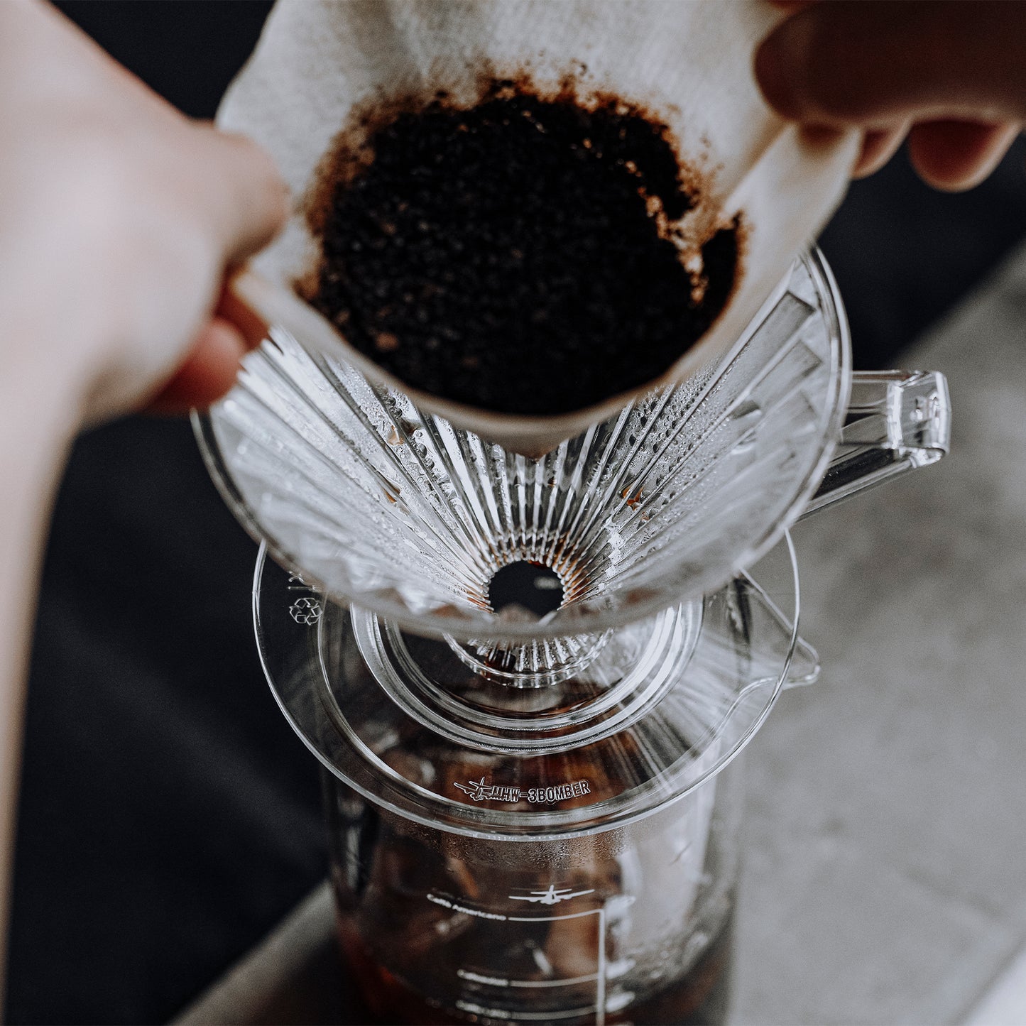 LuxeBrew Glass Coffee Dripper